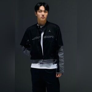 Jordan  Men's Motorsport Jacket (Black/Iron Grey/Iron Grey) new